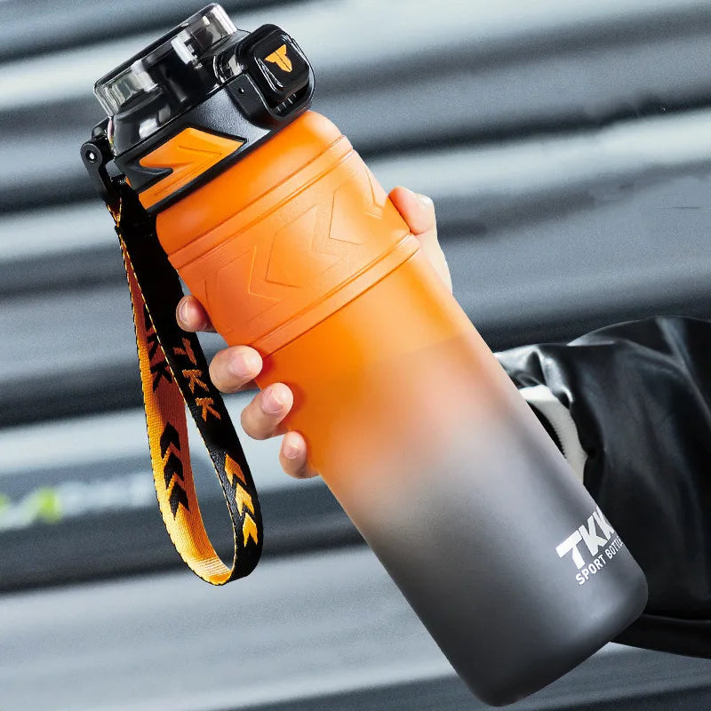 1000ml/600ml High Quality Tritan Material Water Bottle With Straw Portable Durable Gym Fitness Outdoor Sport Drinking Bottled Zen fit plus
