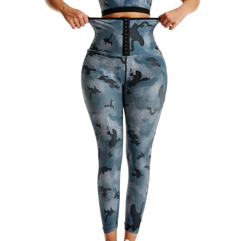 Fitness Sauna Pant for Women High Waist Weight Loss Shaper Compression Workout Legging Sauna Suits Fat Burning Sweat Sportswear - Zen Fit Plus