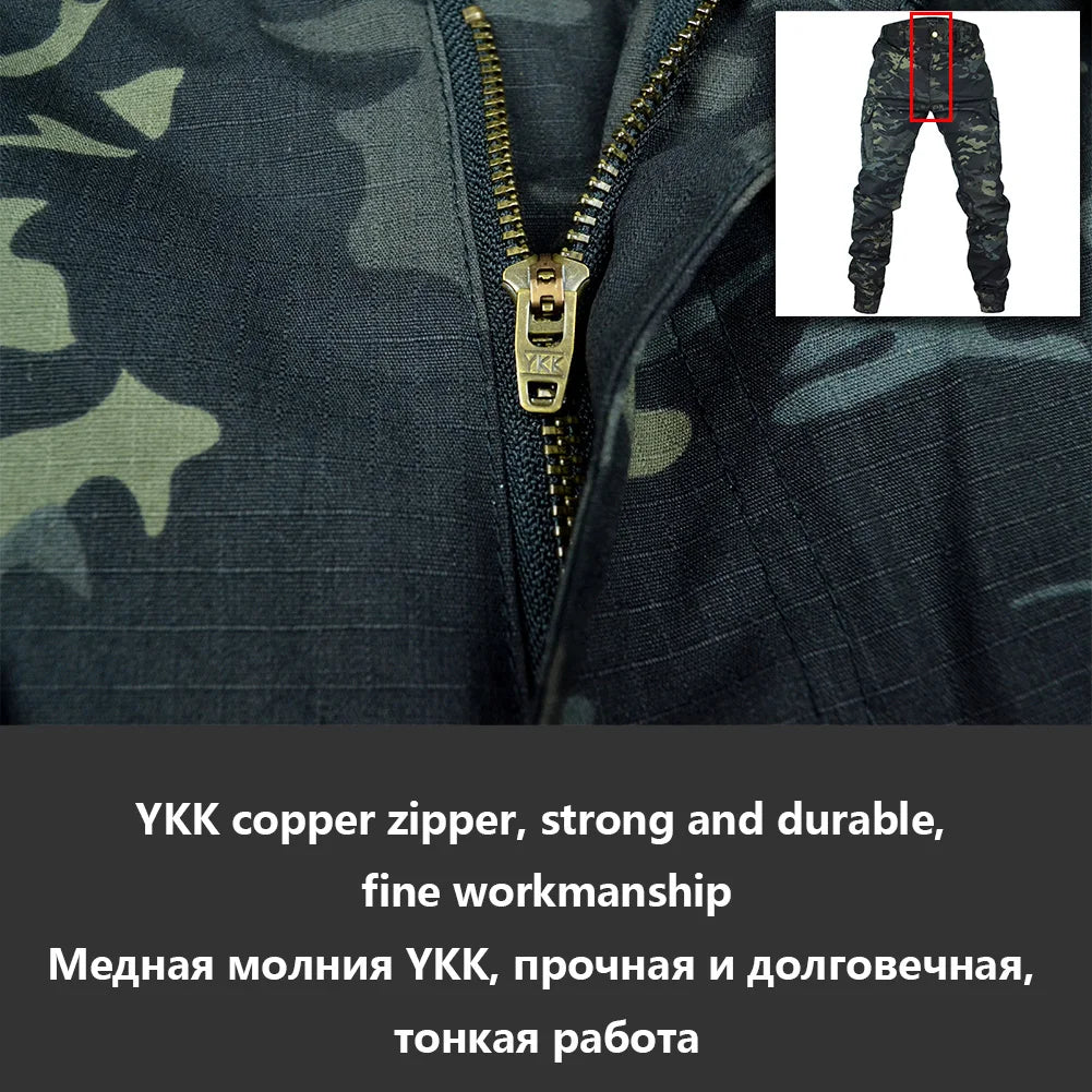 Mege Tactical Joggers Outdoor Ripstop Cargo Pants Working Clothing Hiking Trousers Men's Streetwear Zen fit plus