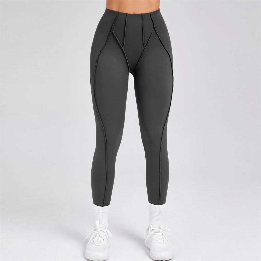 2025 Women Nude Straps Yoga Sets Squat Proof Sports Bra Workout High Waist Leggings Fitness Pant Female Active Wear Suits Zen fit plus