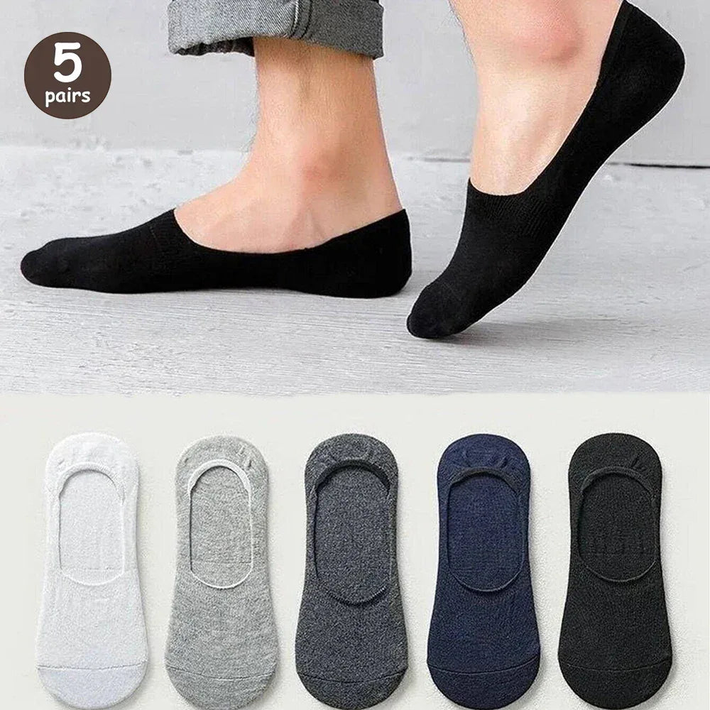 6/12 Pairs Colorful Men's Low Tub Socks Fashion Comfortable Autumn Classic Black Business Sock High-quality Men's Short Socks - Zen Fit Plus