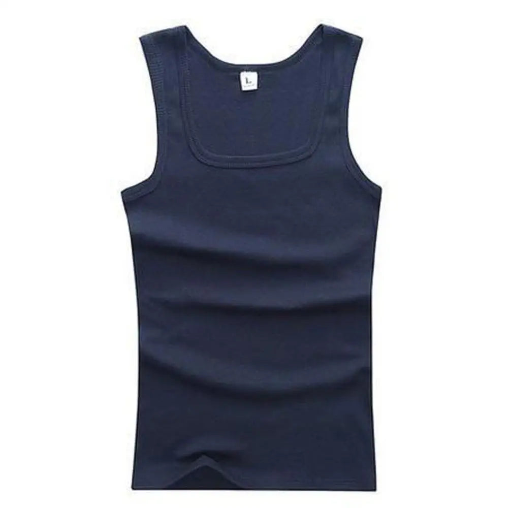 Summer Men Women Tank Top Pure Cotton Bodybuilding Sweatshirt Sleeveless Men's T-shirt Basic Elastic Fitness Clothes Muscle Vest Zen fit plus