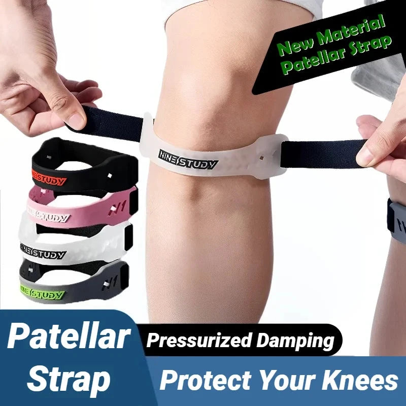 Adjustable PVC Knee Patellar Band Tendon Support Strape Brace Shock Absorption Compression Strap Pads Sport Protection Zen Fit Plus