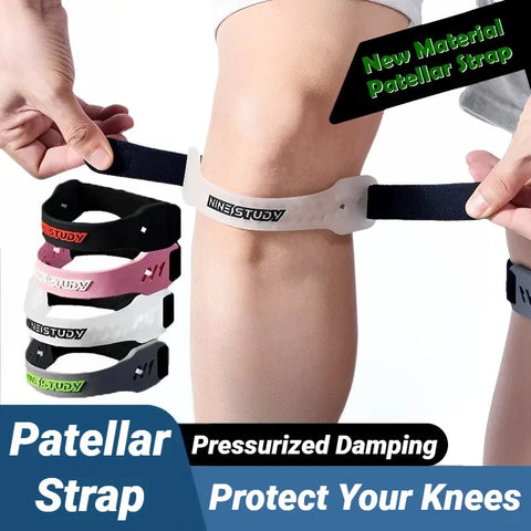 Adjustable PVC Knee Patellar Band Tendon Support Strape Brace Shock Absorption Compression Strap Pads Sport Protection Zen Fit Plus