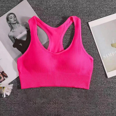 Women Sports Bra Top Push Up Fitness Yoga Bra Underwear Sport Tops For Women Breathable Running Vest Gym Wear Female Underwear - Zen Fit Plus