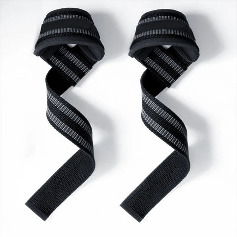 1Pair Non-slip Strap Gym Dumbbell Workout Weights Lifting Straps Crossfit Fitness Equipment Wrist Wrap Lift Exercise Training Zen fit plus