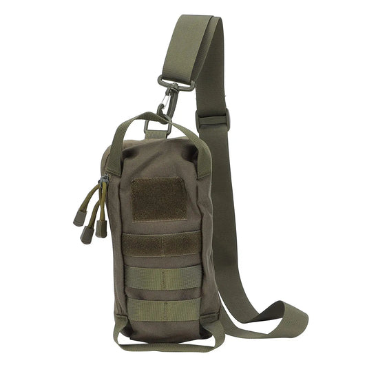 Tactical Chest Bag for Men Military Waterproof Shoulder Sling Pack for Outdoor Hiking Camping Hunting Trekking Travelling Zen fit plus