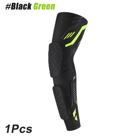 1 Pcs Sports Padded Arm Sleeves Protective Compression Elbow Pad Basketball Football Volleyball Soccer Gym Sport Arm Guards Home Zen fit plus