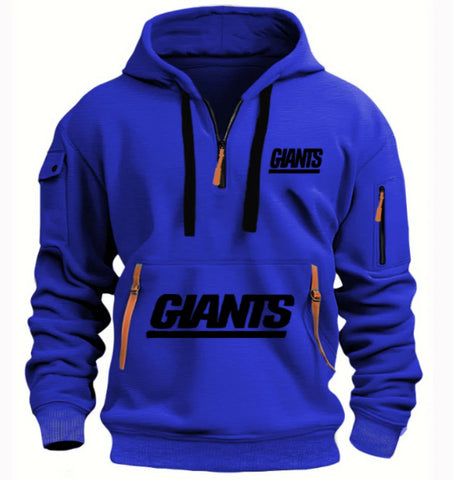 2025 Autumn winter men's outdoor sports fashion clothing long sleeve hoodie solid color top Creative pattern hooded top Zen fit plus