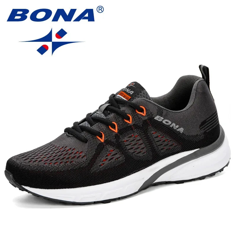 BONA Sneakers Men Shoes Sport Mesh Trainers Lightweight Baskets Femme Running Shoes Outdoor Athletic Shoes Men - Zen Fit Plus