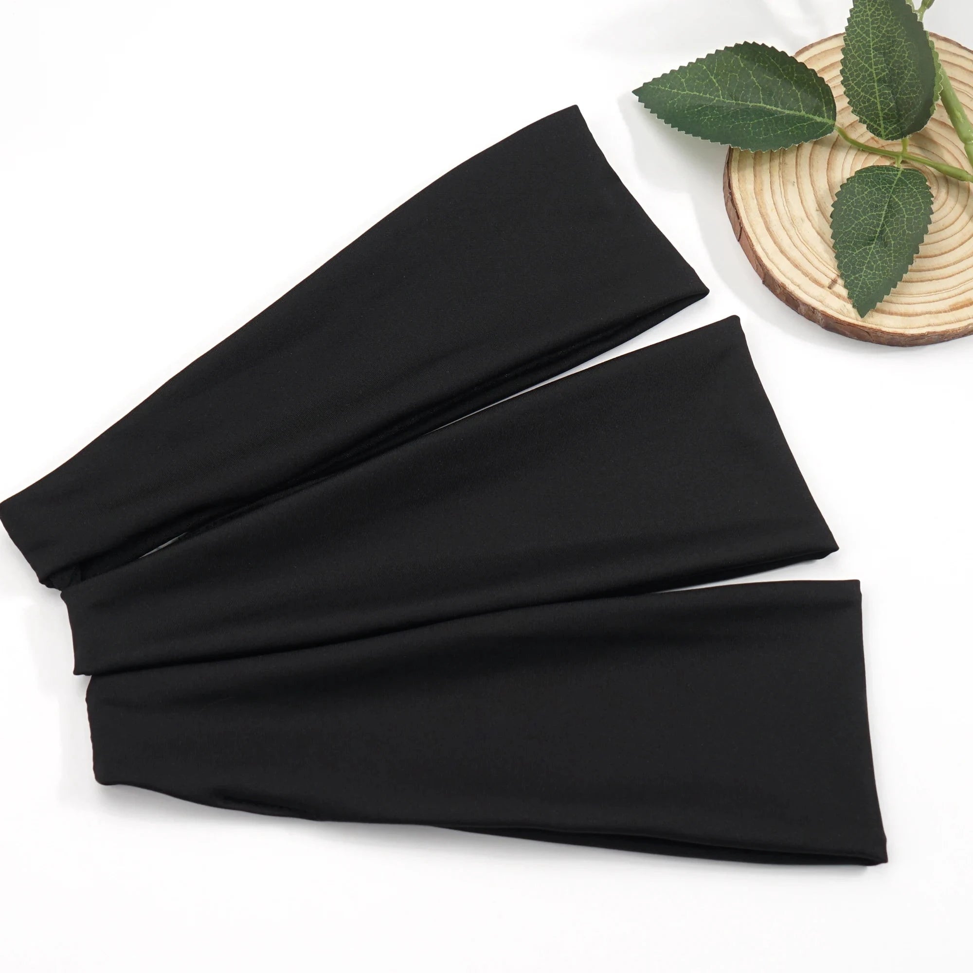 3PCS Sweatband for Men Women Elastic Sport Hairbands Head Band Yoga Headbands Headwear Headwrap Sports Workout Hair Accessories Zen Fit Plus