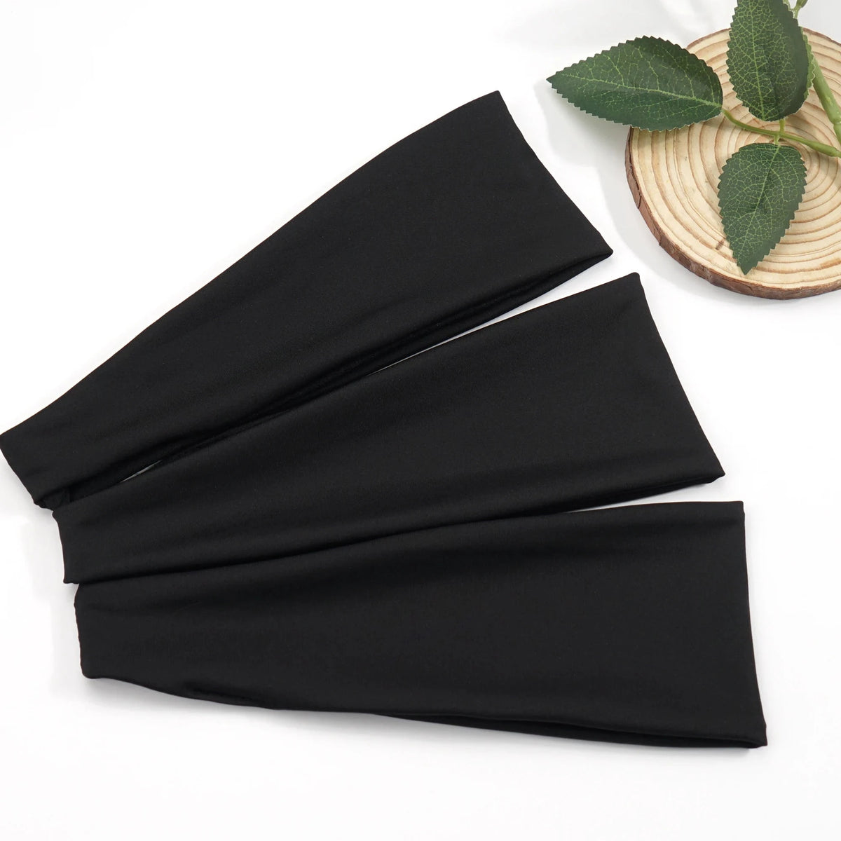 3PCS Sweatband for Men Women Elastic Sport Hairbands Head Band Yoga Headbands Headwear Headwrap Sports Workout Hair Accessories Zen Fit Plus