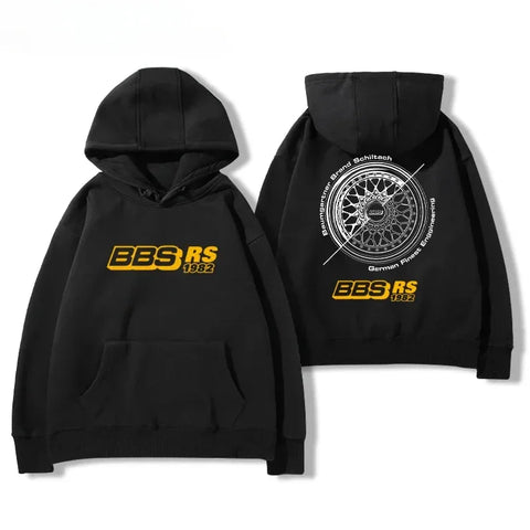 2024bbs Wheel Printed Hoodie Men's and Women's Car Modification Culture Four Seasons All Loose Casual Jacket Breathable Light - Zen Fit Plus