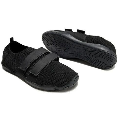 New Unisex Gym Lightweight Sports Hard Pull Squat Training Shoes Pro Hook & Loop Weightlifting Shoes Sumo shoes Squat shoe 35-46 - Zen Fit Plus