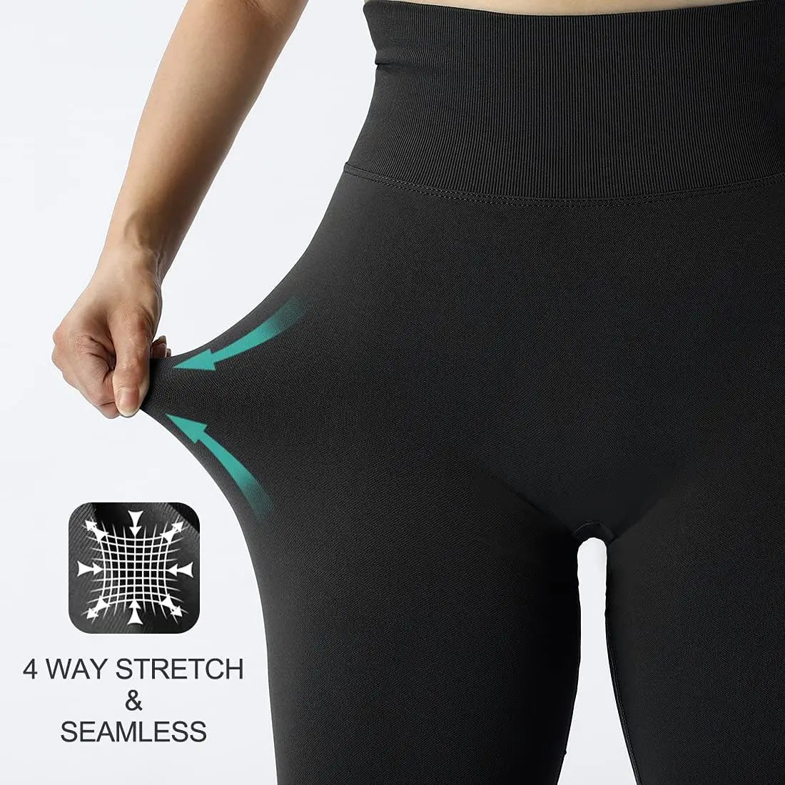 2023 Seamless Knitted Fitness GYM Pants Women's High Waist and Hips Tight Peach Buttocks High Waist Nude Yoga Pants Zen fit plus