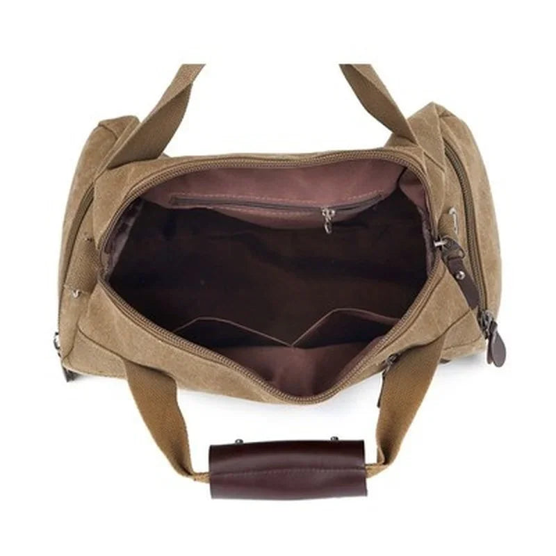 Male Canvas Sport Bag Durable Multifunction Handbag Men Training Gym Bags Women Fitness Shoulder Bag Outdoor Sporting Backpack Zen fit plus