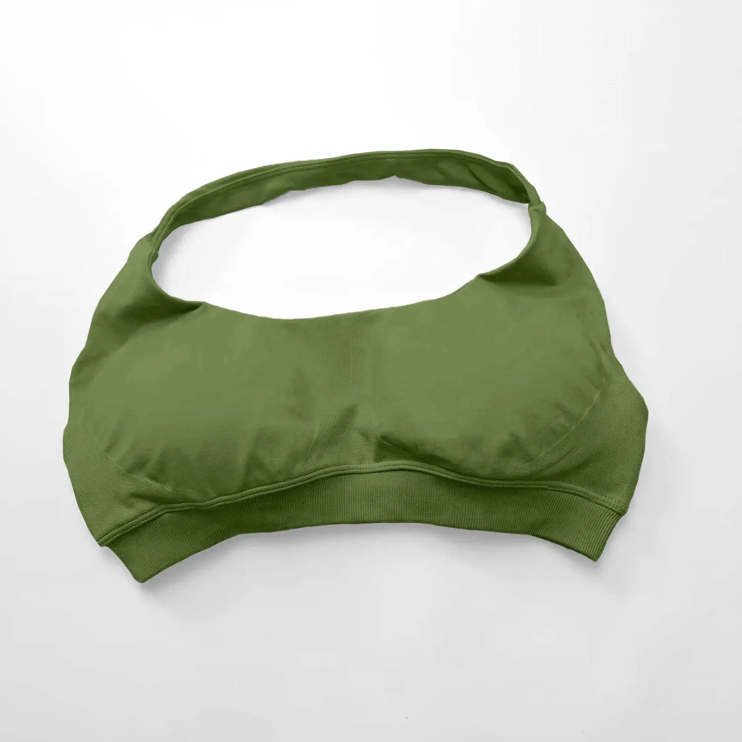 NCLAGEN Impact Sports Bra Women Seamless Halter Top High Support Push-up Open Back Gym wear Fitness Yoga Workout underwear Zen Fit Plus