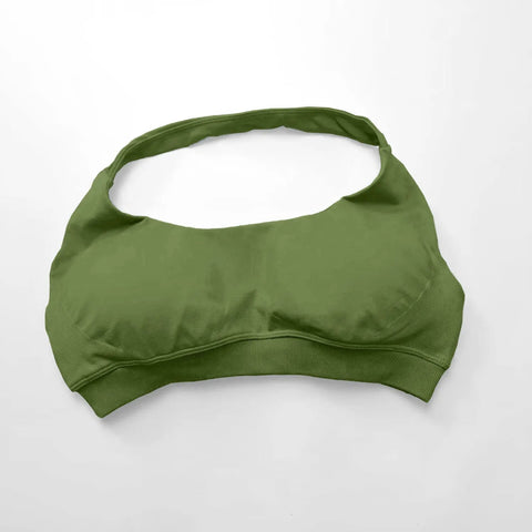 NCLAGEN Impact Sports Bra Women Seamless Halter Top High Support Push-up Open Back Gym wear Fitness Yoga Workout underwear Zen Fit Plus