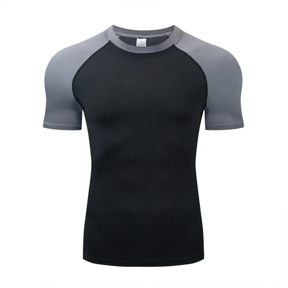 Men's T Shirt Outdoor Training Fitness Gym Jogging Running Sweatshirt Bat/-Man Compression Shirts Tight Elastic Breathable Zen fit plus
