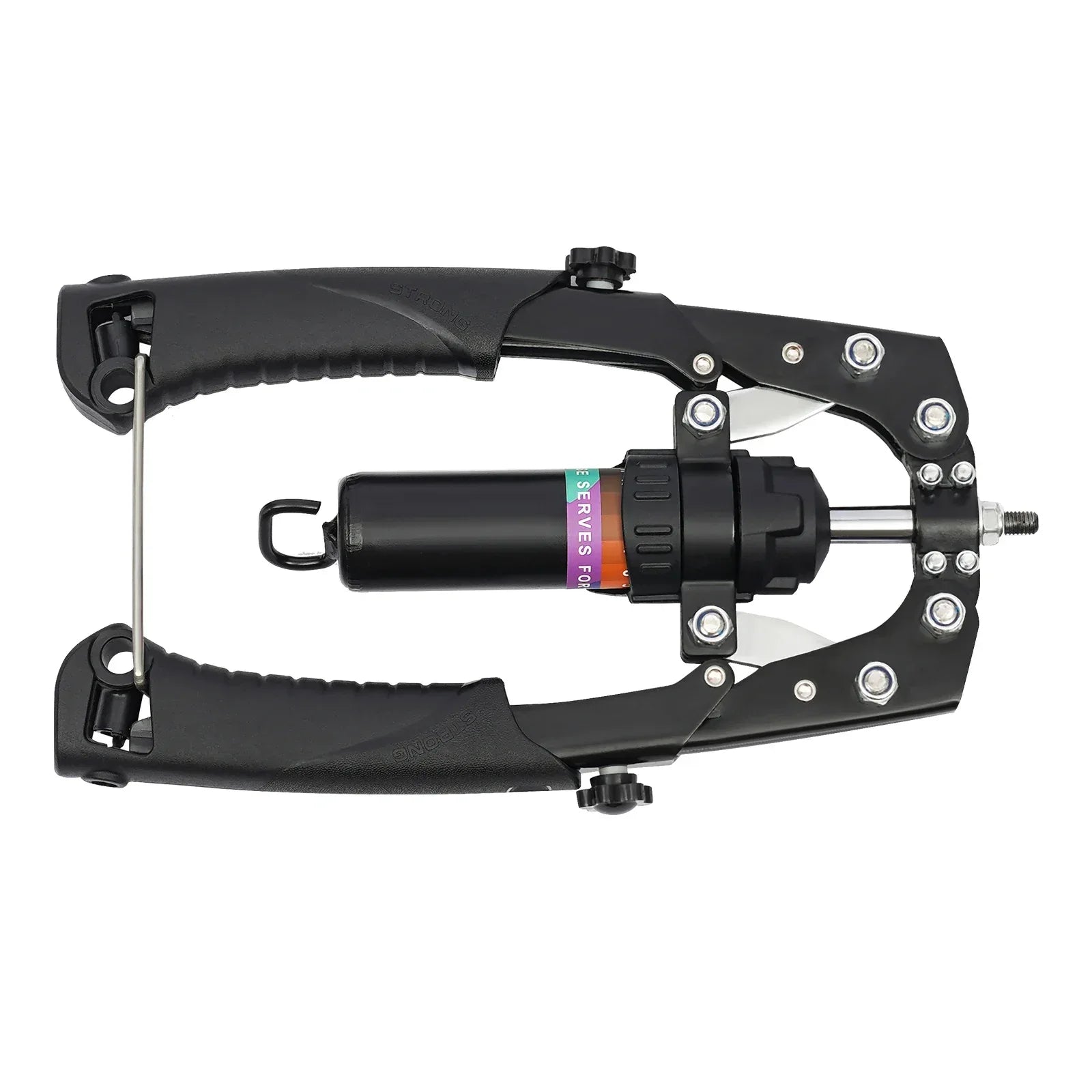 Hydraulic Power Twister Spin Button Arm Blaster Forearm Workout Equipment Adjustable 22-440lbs for Arms, Legs, Biceps, etc - Zen Fit Plus