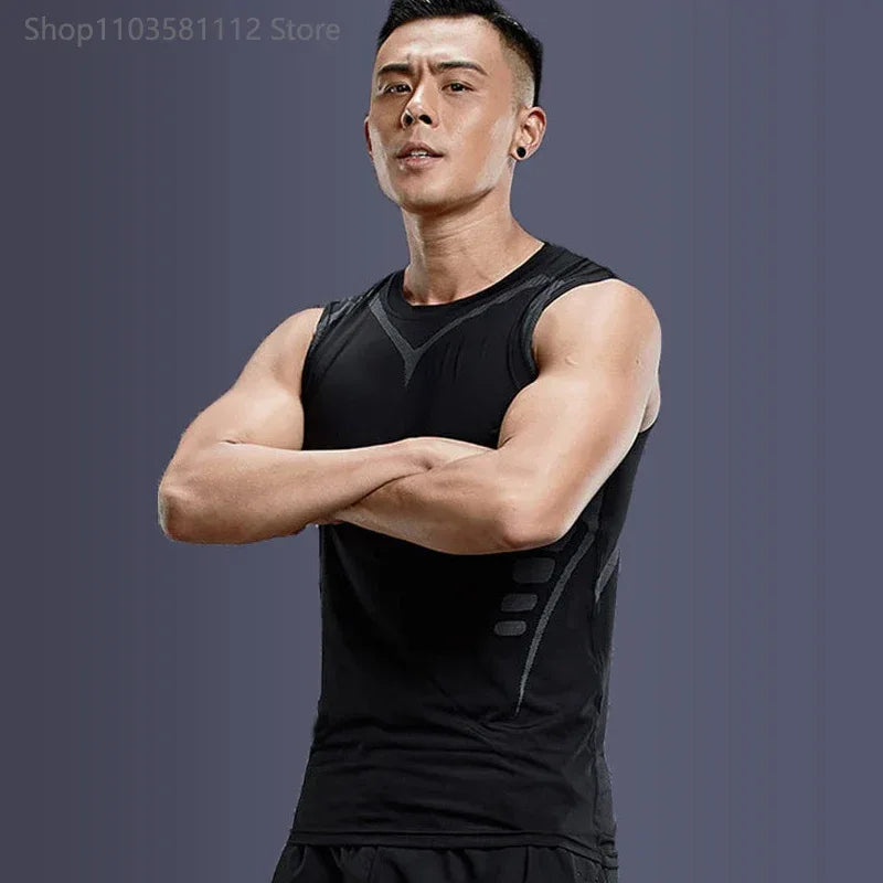 Men's Running Compression Shirts Short Sleeve Sport Gym Tees Fitness Quick Dry Sweatshirt Jogging Tracksuit Athletic Shirt Tops - Zen Fit Plus