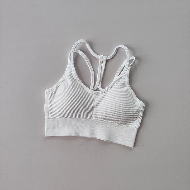 Sports underwear women's running shockproof summer quick drying back fitness bra vest professional training Yoga bra Zen fit plus
