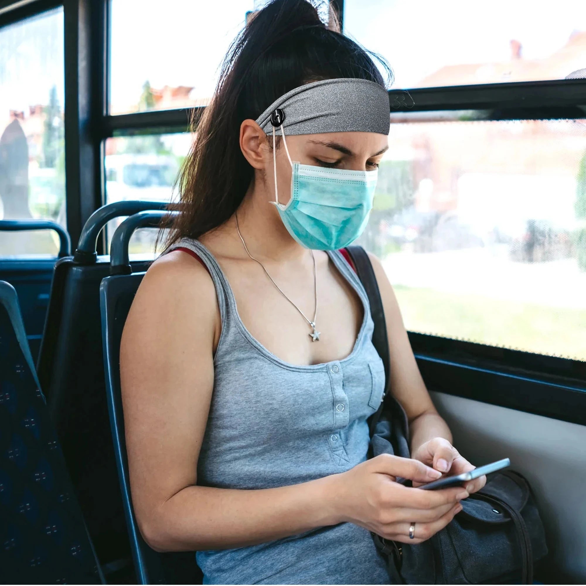 Sports Headbands For Men Woman Gym Yoga Sweat Hair Bands Soft Elastic Hairbands Stretch Outdoor Sport Sweatbands Zen Fit Plus