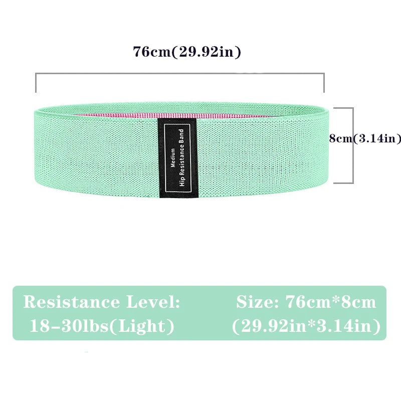 Fitness Resistance Band Buttocks Expansion Fitness Cloth Rubber Band Elastic Workout Suitable For Home Exercise Sport Equipment Zen fit plus