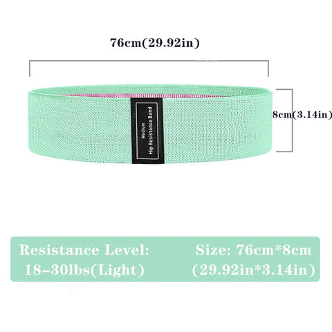 Fitness Resistance Band Buttocks Expansion Fitness Cloth Rubber Band Elastic Workout Suitable For Home Exercise Sport Equipment Zen fit plus