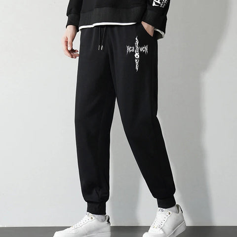 Cross Print Sweatpants for Men Christian Athletic Running Joggers Trackpants Autumn Winter Warm Cozy Fleece Lined Pants Trousers Zen fit plus
