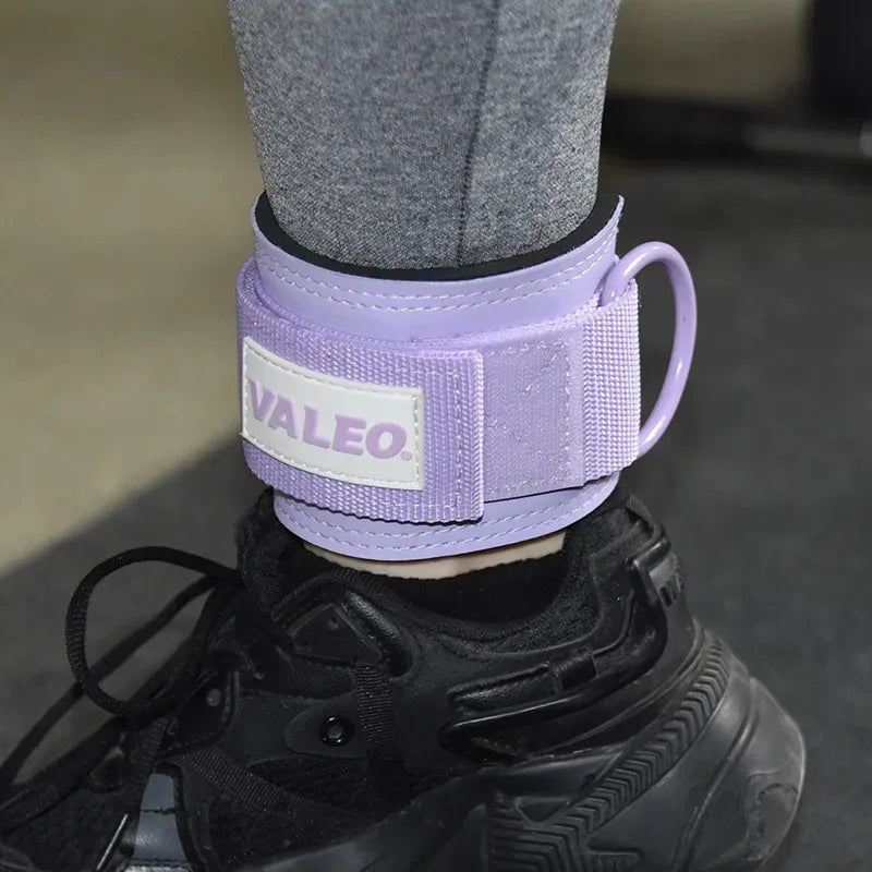 1Pcs Leather Fitness Ankle Straps Adjustable D-Ring Foot Support Cuffs Gym Leg Strength Workouts Pulley Buckle Sports Feet Guard - Zen Fit Plus