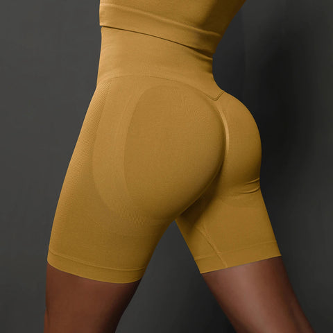 Seamless Shorts for Women Yoga Shorts Push Up Booty Workout Gym Shorts Fitness High Waist Sports Short Women Clothing Zen fit plus