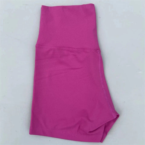Solid Color tight Women Fitness Sport Short High Waist Yoga Short Legging Squatting Proof Comprehensive Training Jog AthletiC Zen fit plus