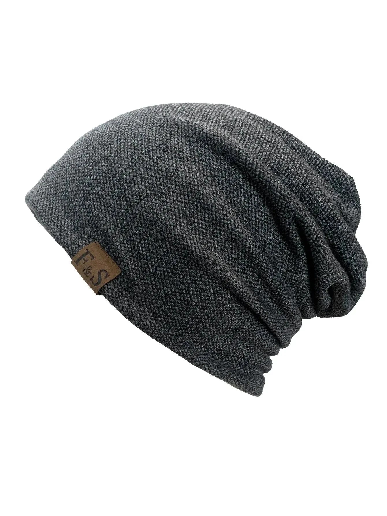 1pcs Warm Knitted Beanie Hat For Men And Women - Fashionable SolidHip-hop Style Zen Fit Plus