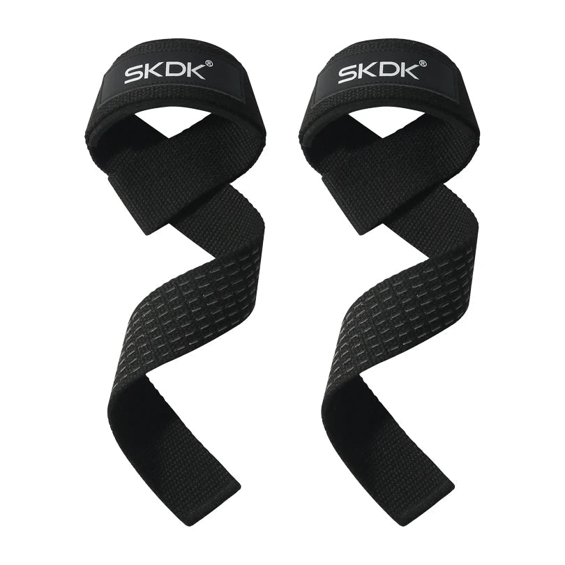 Weightlifting Straps 1 Pair Lifting Wrist Anti-Slip Silicone Strength Training Strap Deadlifts Crossfit Hand Grips Wrist Support Zen fit plus