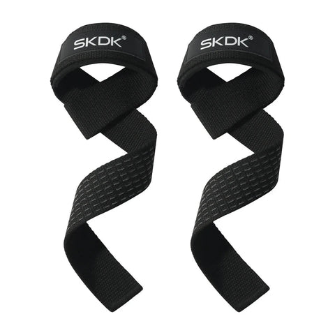 Weightlifting Straps 1 Pair Lifting Wrist Anti-Slip Silicone Strength Training Strap Deadlifts Crossfit Hand Grips Wrist Support Zen fit plus