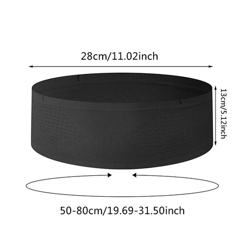 Seamless Invisible Running Waist Belt Bag Gym Bags Lightweight Invisible Mobile Phone Bags Portable Elastic Run Cycling Bag - Zen Fit Plus