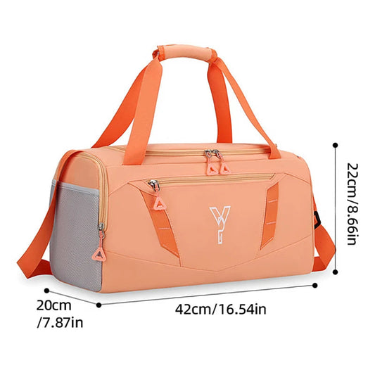 Woman Sports Gym Handbag Waterproof Fitness Training Bag Dry Wet Swimming Tote With Shoes Pocket Travel Luggage Shoulder Bags Zen fit plus