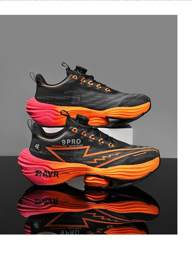 2025 New Men's Running Shoes Cushioning Carbon Plate Racing Marathon Athletic Shoes Comfortable Non-slip Sports Tennis Shoes - Zen Fit Plus