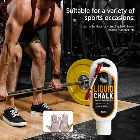 Fitness Anti-Slip Powder Lifting Anti Slip Cream Grip Chalk Sports Magnesium Powder Liquid Sport Powder For Rock Climbing Tennis Zen fit plus