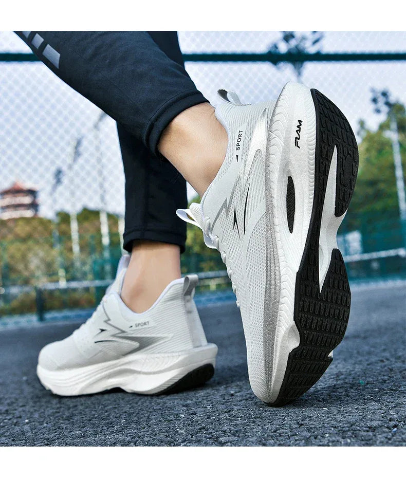 Men Sports Running Shoes Marathon Air Cushion Breathable Lightweight Comfortable Women Outdoor Athletic Sneakers Jogging Tenis - Zen Fit Plus