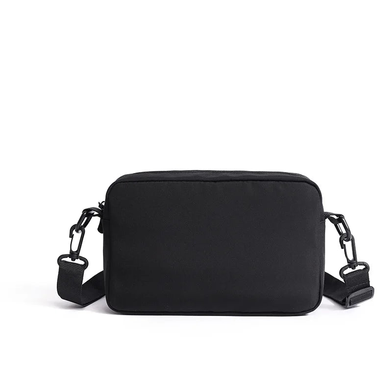 Minimalist Black Shoulder Bag Retro Male Nylon Crossbody Bags Men's Small Messenger Bag for Men Suitable for Daily Use Zen fit plus