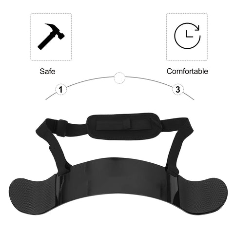 Para Training Board Workout Gear Muscle Builder Brace Black Aluminum Alloy Man Fitness Tools Zen Fit Plus