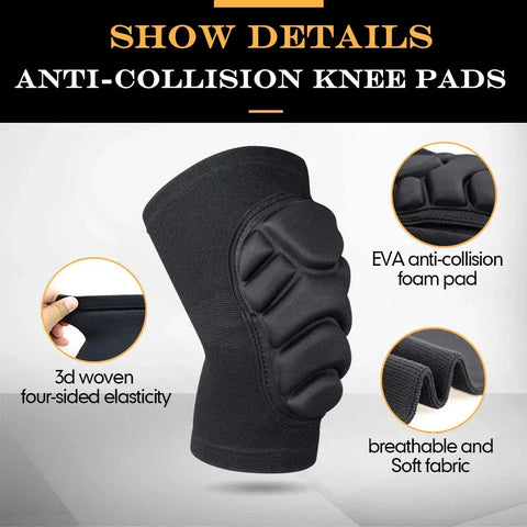 1Pair Knee Elbow Pads,Thick Sponge Collisioned Kneepads for Sports,Protective Knee Support Sleeve for Basketball Running Cycling - Zen Fit Plus