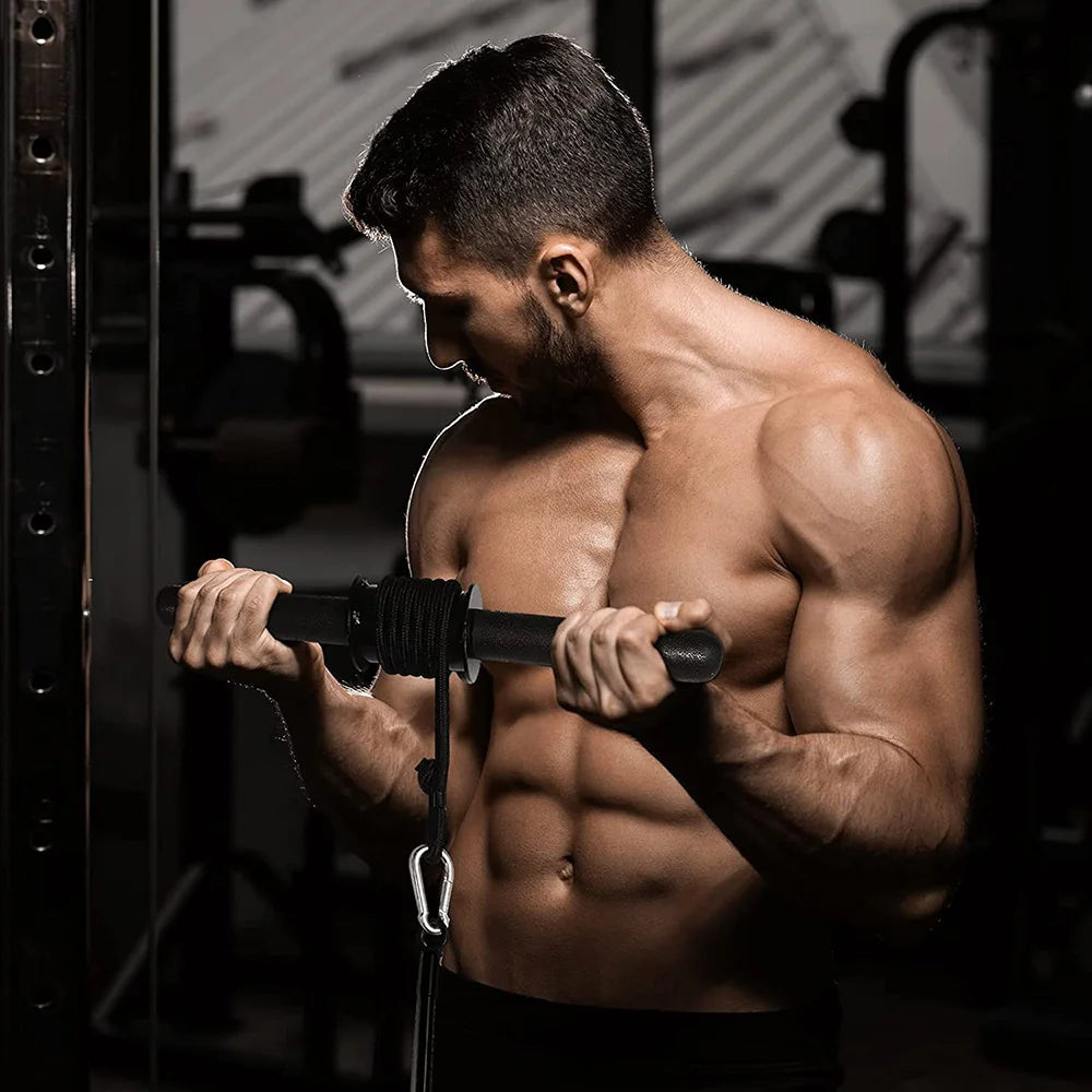 Wrist Forearm Blaster Arm Muscle Strength Trainer Exerciser Forearm Roller with Hand Grip Fitness Equipment Home Gym Workout Zen fit plus