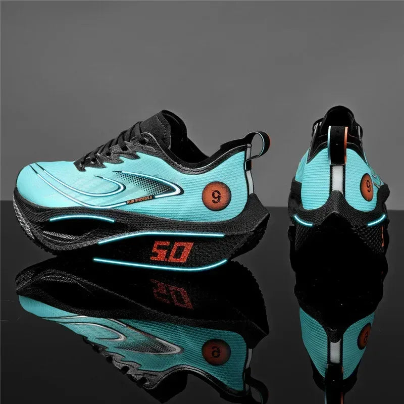 Unisex 2025 Full Carbon Plate Running Shoes Professional Marathon Racing Lightweight Bounce Cushion Breathable Sports Sneakers - Zen Fit Plus