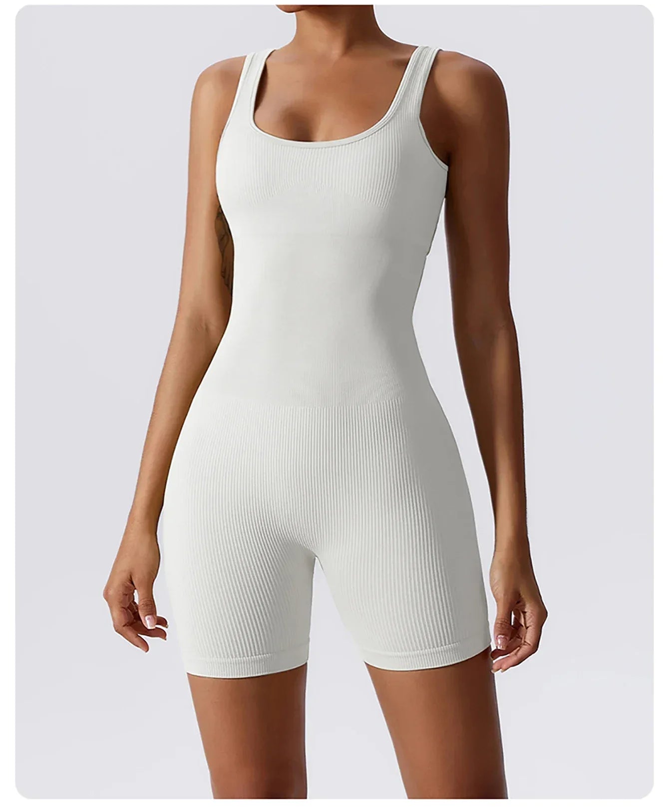 High Elastic Integrated Tight Fitting Jumpsuit Aerial Beauty Back Yoga Suit Seamless Jumpsuit for Women - Zen Fit Plus