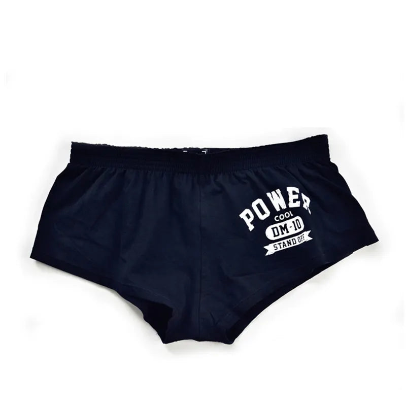 Cotton Fitness Gym Shorts For Men Running Short Home Sport Yoga Workout Training Summer Breathable Loose Underwear Man Boxer D.M Zen fit plus