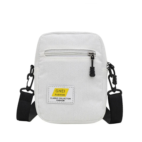 Unisex Crossbody Bag Oxford Cloth Diagonal Shoulder Bags Solid Color Satchels Fashion Leisure Trend Square Sling Handbags - Zen Fit Plus