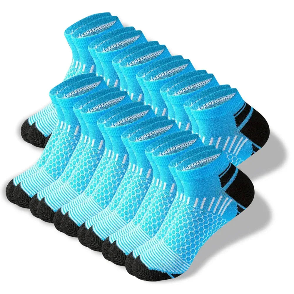 6/12 Pairs Colorful Men's Low Tub Socks Fashion Comfortable Autumn Classic Black Business Sock High-quality Men's Short Socks - Zen Fit Plus